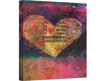 $771 off Tantra Heart 36"x36" Gallery Wrapped Canvas Artwork
