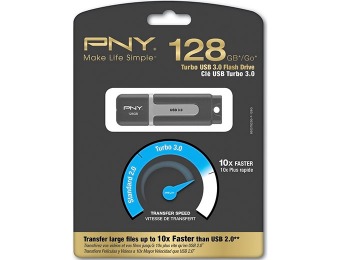 47% off PNY Attaché 2 128GB USB 3.0 Flash Drive P-FD128TBAT2-GE