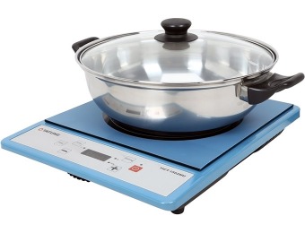 $85 off Tatung Portable Induction Cooktop with Stainless Steel Pot