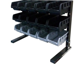 Deal: Husky 15-Compartments Steel Storage Rack