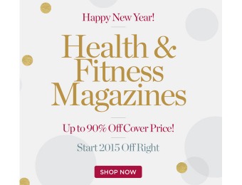 DiscountMags 2015 Sale - Up to 90% off Health & Fitness Magazines