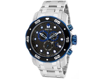 $805 off Invicta Pro Diver Carbon Fiber Dial Stainless Steel Watch
