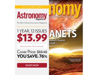 76% off Astronomy Magazine Subscription, $13.99 / 12 Issues