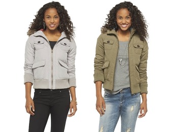 69% off Mossimo Junior's Cozy Bomber Jacket, 4 Colors