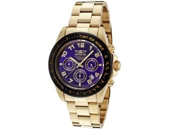 $640 off Invicta 10704 Speedway 18k Gold Ion-Plated Men's Watch