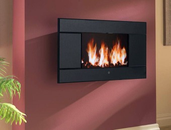 $600 off Pleasant Hearth Evoke Wall-Mount LCD Electric Fireplace