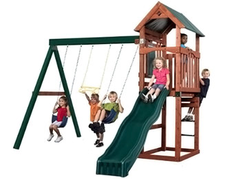 $300 off Swing-N-SlideSpinnaker Wood Complete Play Set