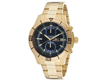 89% off Invicta 12655 Specialty 18k Gold Ion-Plated Quartz Watch
