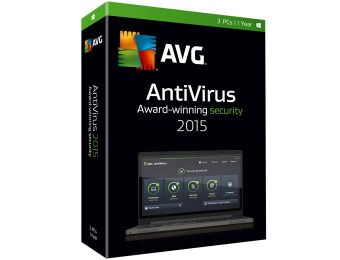 38% off AVG AntiVirus 2015 - 3 PCs / 1 Year