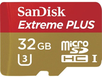 $58 off 32GB SanDisk microSDHC Memory Card SDSDQX-032G-A46A