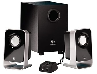 63% off Logitech LS21 7 Watts RMS (FTC) 2.1 Stereo Speaker System