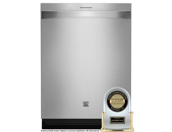 39% off Kenmore Elite 24" Built-In Stainless Steel Dishwasher