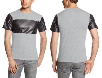 80% off Enyce Men's Zach Pu Trim T-Shirt, XXL