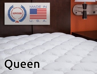 50% off Extra Plush Queen Fitted Mattress Topper (Marriott Hotels)