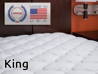 49% off Extra Plush King Fitted Mattress Topper (Marriott Hotels)