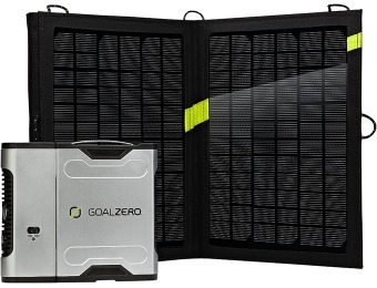 $267 off Goal Zero 42005 Sherpa 50 Solar Recharging Kit with Inverter