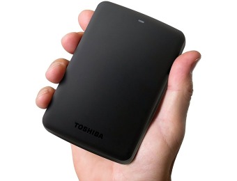 $95 off Toshiba Canvio Basics 2TB USB 3.0 Portable Hard Drive