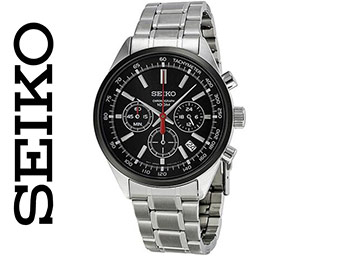 70% off Seiko SSB045 Men's Stainless Steel Chronograph Watch