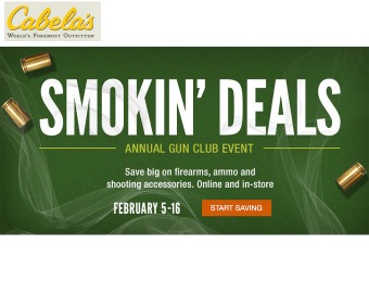 Cabela's Smokin' Deals - Save Big on Ammo, Firearms & Shooting Gear