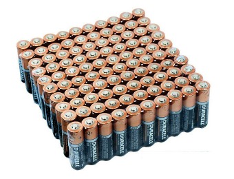 67% off 100-Pack: Duracell Alkaline Batteries, AA or AAA