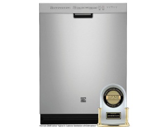 38% off Kenmore Elite 24" Built-In Stainless Steel Dishwasher