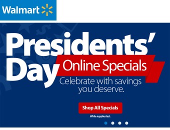 Walmart President's Day Online Sale