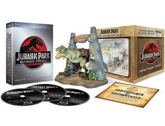 $70 off Jurassic Park Ultimate Trilogy Blu-ray Gift Set