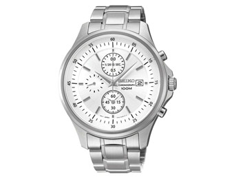 66% off Seiko SNDE17 Chronograph Men's Stainless Steel Watch