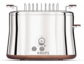 56% off KRUPS Silver Art Collection 2-Slice Toaster, Stainless Steel