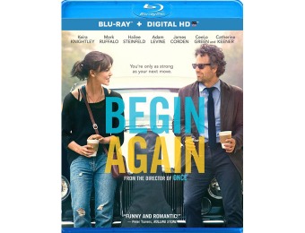 $25 off Begin Again Blu-ray
