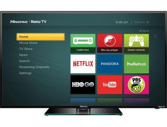 $50 off 40-Inch Hisense 40H4C 1080p LED HDTV w/ Roku TV