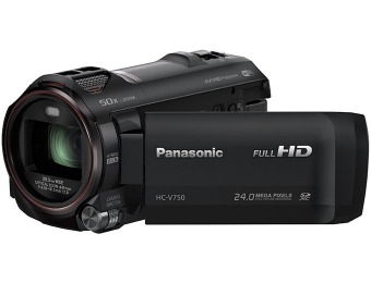 $150 off Panasonic HC-V750K Full HD Enhanced WiFi Camcorder