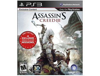50% off Assassin's Creed III Video Game (Playstation 3)