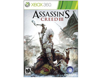 50% off Assassin's Creed III Video Game (Xbox 360)