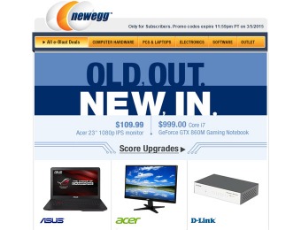 Newegg Out with the Old In with the New Sale, Tons of Great Deals