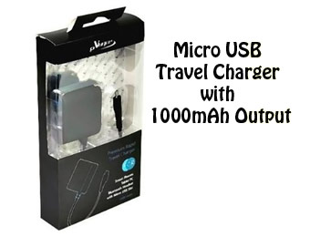 76% off eVogue TCE-MICROUSB-BK Micro USB Travel Charger