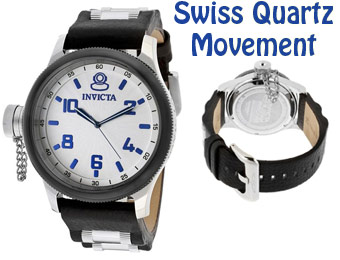 95% off Invicta Russian Diver Genuine Leather Swiss Watch