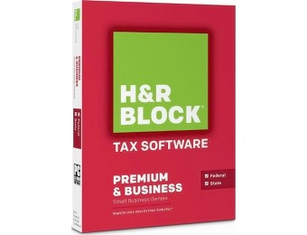 54% off H&R Block Tax Software Premium & Business 2014 Win (Download)