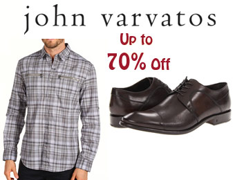 Up to 70% off John Varvatos Clothing, Shoes & Accessories