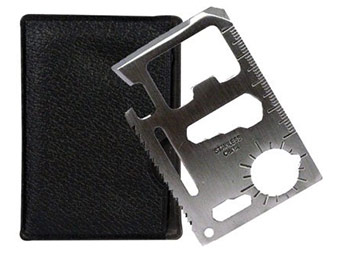 24% off 11 Function Credit Card Size Survival Pocket Tool