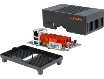 $80 off Black ECS LIVA Mini PC, 2GB Memory, 32GB eMMC Storage
