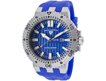 $452 off Swiss Legend Challenger Blue Silicone and Dial Watch