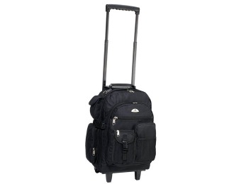 43% off Everest Deluxe Wheeled Backpack - Black