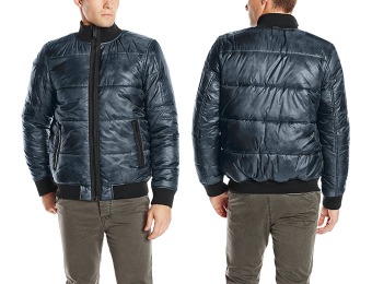 $131 off Calvin Klein Jeans Men's Paper Printed Puffer Jacket