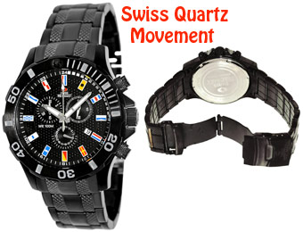 91% off Swiss Precimax SP13050 Armada Pro Stainless-Steel Watch
