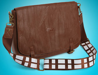 45% off Star Wars Chewbacca Faux Leather 15"x10" Messenger Bag