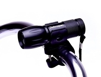 57% off Retrospec Bicycles Police LED Flashlight / Bike Headlight