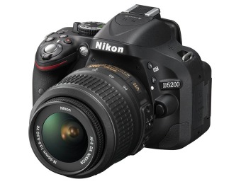 38% off Nikon D5200 24.1MP Digital SLR with 18–55mm VR Lens
