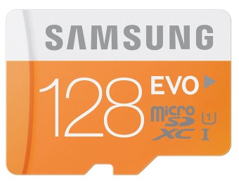 $48 off Samsung MB-MP128DA 128GB microSD Class 10 Card