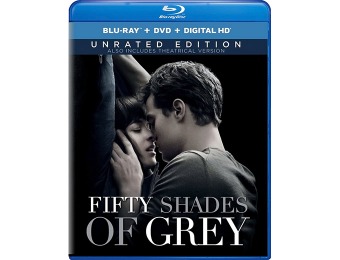 71% off Fifty Shades of Grey Unrated Blu-ray + DVD + Digital HD